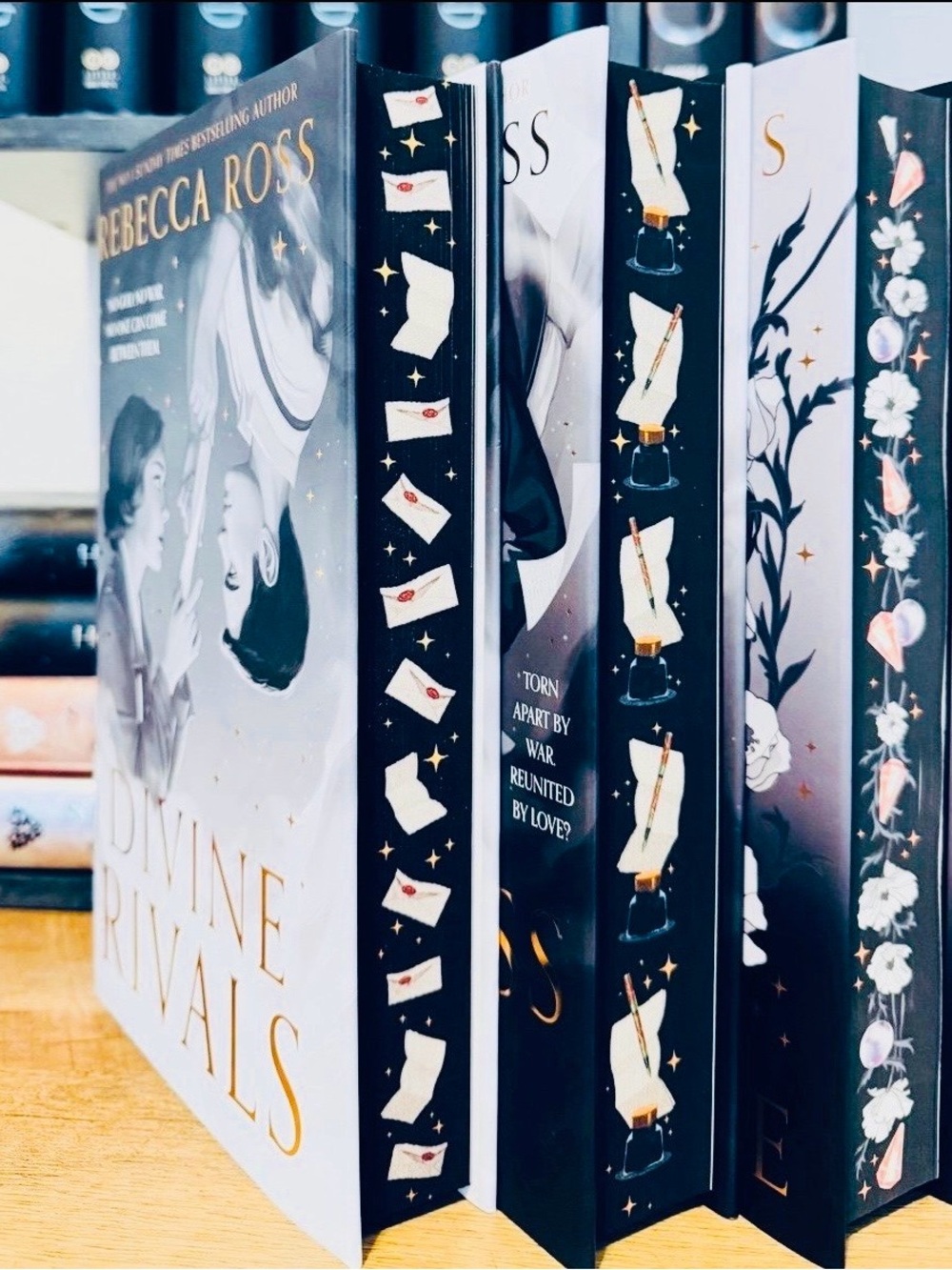 Fairyloot Signed Divine Rivals + Fairyloot Signed Ruthless Vows + Wild Reverence